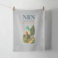 Thumbnail for Weeze Airport (NRN) design on light gray towel