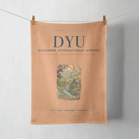 Thumbnail for Dushanbe International Airport (DYU) design on orange towel