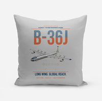 Thumbnail for B-36J Peacemaker design on light gray pillow