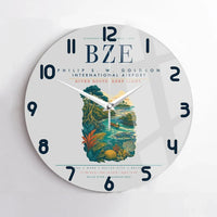 Thumbnail for Philip S. W. Goldson International Airport (BZE) design on light gray no frame wall clock