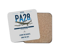 Thumbnail for Piper PA-28-181 Archer LX design on light gray 1 piece coaster