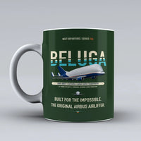 Thumbnail for A300-600ST BelugaST Mug design on dark green airbus