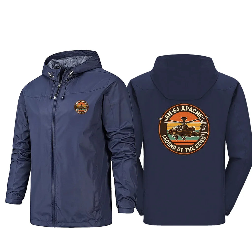 Retro Apache AH-64 Rain Jacket - view 6
