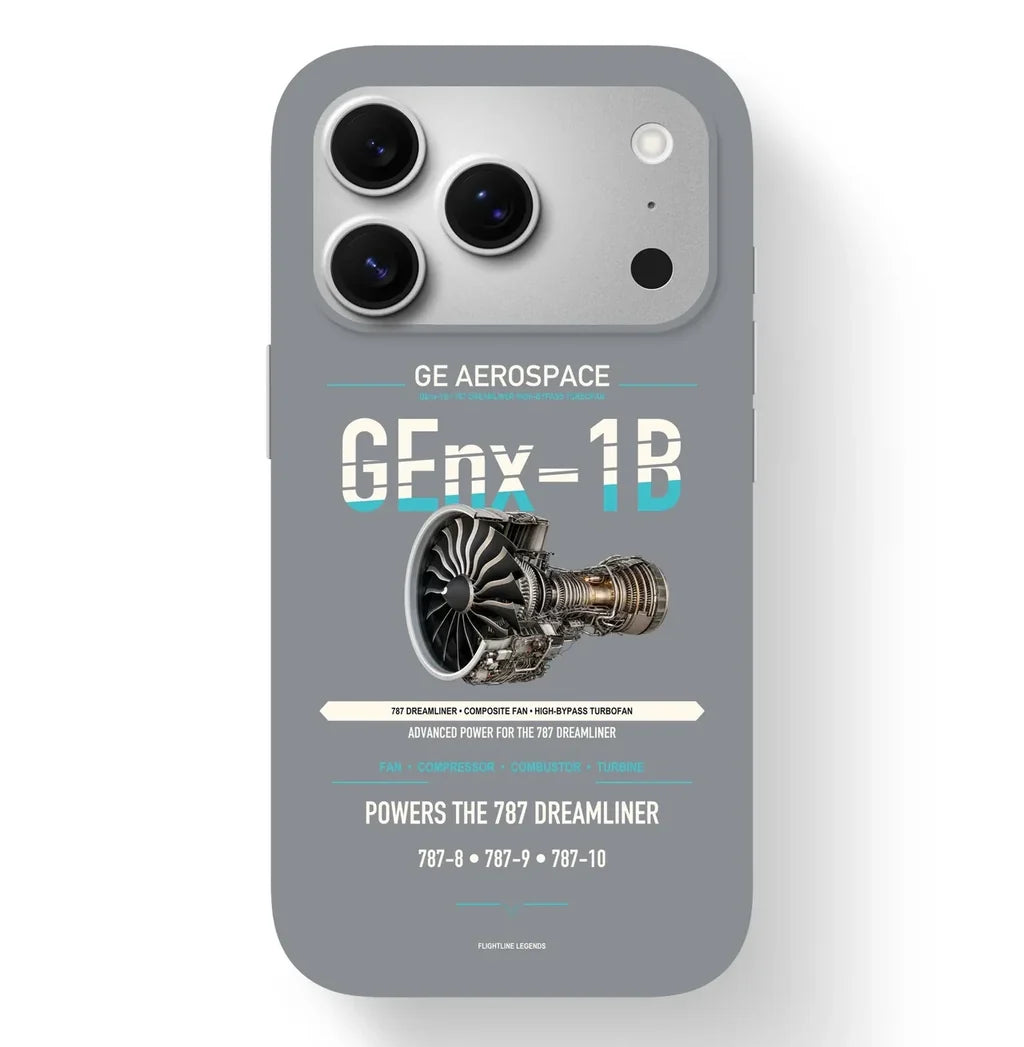 GEnx-1B Case design on gray iphone case