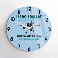 Thumbnail for Inspired Flight IF800 Tomcat design on light blue no frame wall clock