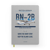 Thumbnail for Britten-Norman BN-2B-26 Islander design on light gray notebook
