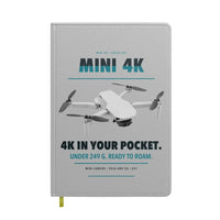 Thumbnail for DJI Mini 4K design on light gray notebook