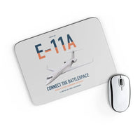 Thumbnail for E-11A BACN design on light gray rectangle mouse pad