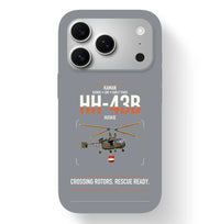 Thumbnail for Kaman HH-43B Huskie design on gray magsafe iphone case, for iPhone 17 Pro