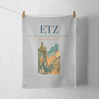 Thumbnail for Metz–Nancy–Lorraine Airport (ETZ) design on light gray towel