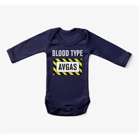 Thumbnail for Blood Type AVGAS Baby Bodysuit - view 6