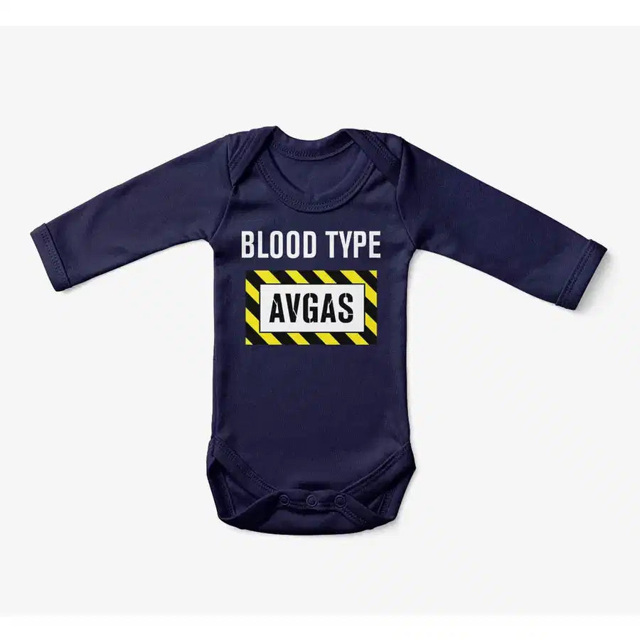 Blood Type AVGAS Baby Bodysuit - view 6
