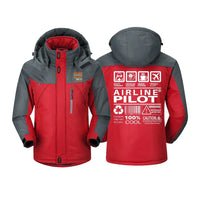 Thumbnail for Customisable Airline Pilot Label Winter Jacket - view 6