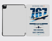 Thumbnail for Boeing 767-300ER design on light gray ipad tablet case