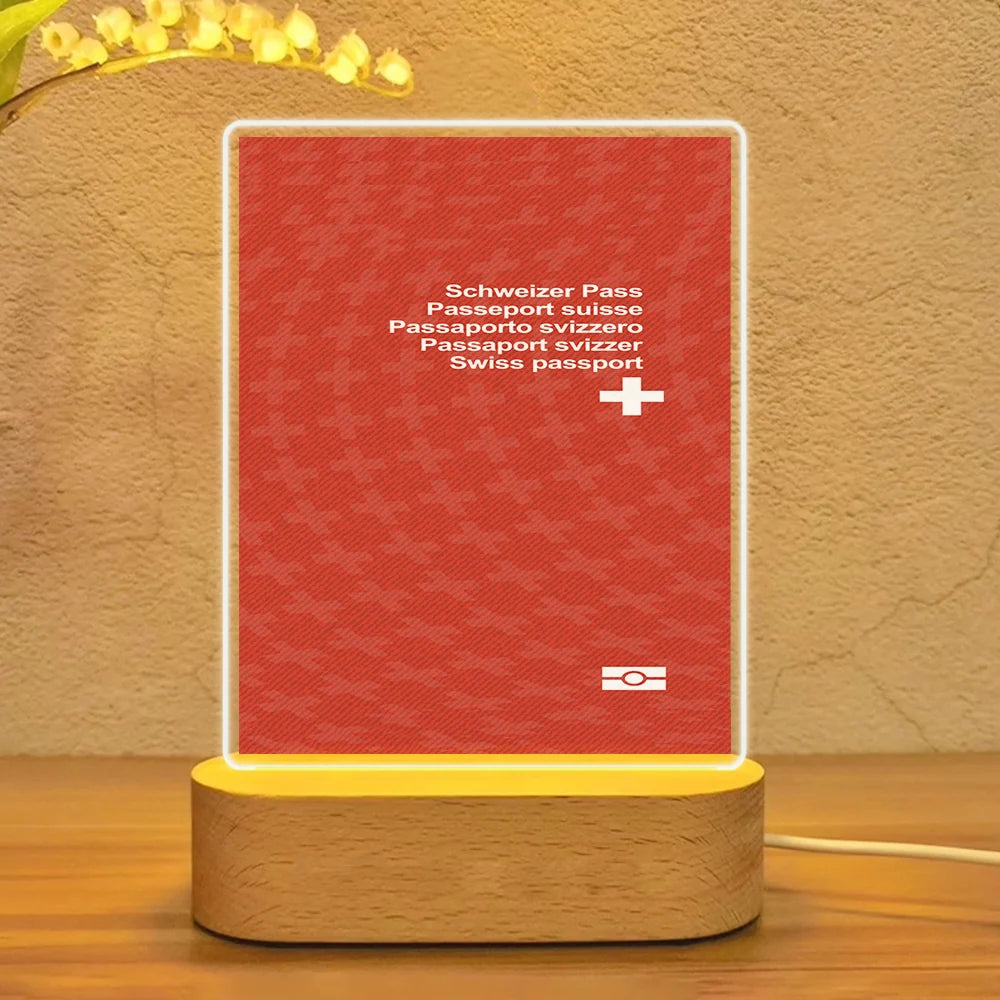 Switzerland Passport Lamp - view 6