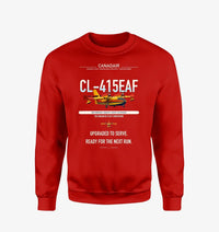 Thumbnail for Canadair CL-415EAF design on red sweatshirt