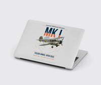 Thumbnail for Fairey Swordfish Mk I design on light gray MacBook case