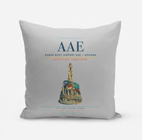 Thumbnail for Rabah Bitat Airport (AAE) design on light gray pillow