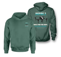 Thumbnail for DJI Inspire 2 design on green hoodie