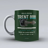 Thumbnail for 800 Mug design on dark green trent