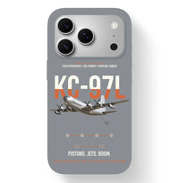 Thumbnail for KC-97L STRATOFREIGHTER design on gray magsafe iphone case, for iPhone 17 Pro