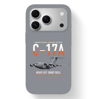 Thumbnail for C-17A Globemaster III design on gray magsafe iphone case, for iPhone 17 Pro