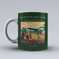 Thumbnail for VINTAGE G4450 - The Prop Wash Leaves - Ceramic Mug design on darkgreen