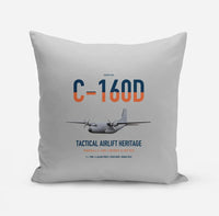 Thumbnail for Transall C-160D design on light gray pillow