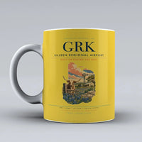 Thumbnail for Killeen Regional Airport (GRK) airport code design on yellow ceramic mug
