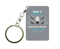 Thumbnail for DJI Neo 2 Key Chain design on gray key chain