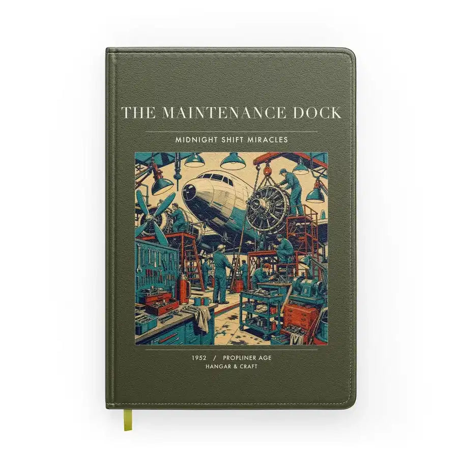 VINTAGE G4094 - The Maintenance Dock - Designed Notebooks design on greenarmy