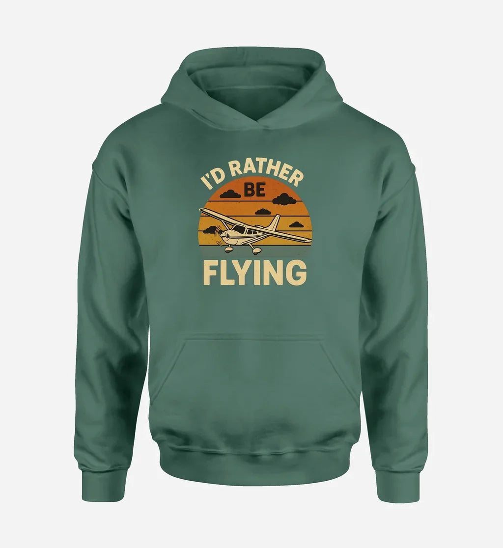 I'd Rather Be Flying Hoodie - view 6