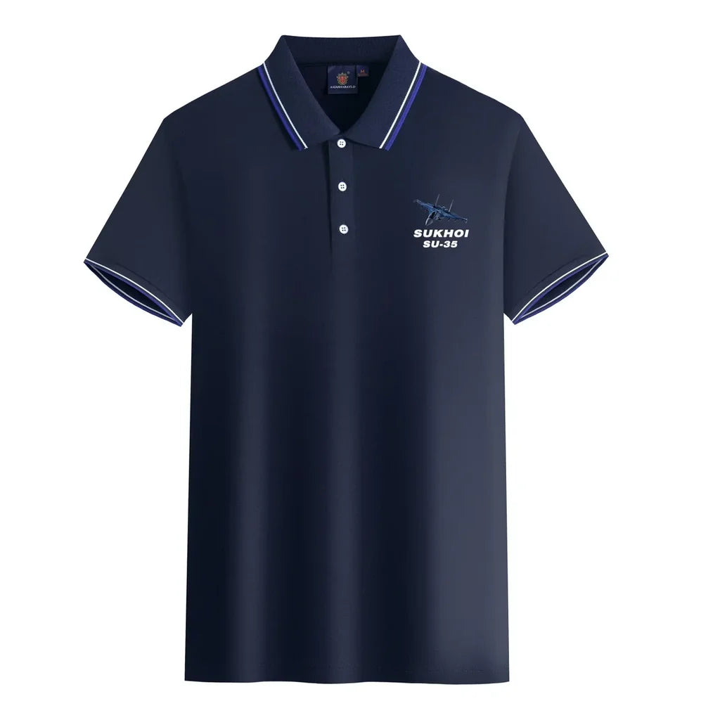Customisable Sukhoi SU-35 Polo Shirt - view 6