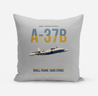 Thumbnail for A-37B Dragonfly design on light gray pillow