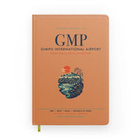 Thumbnail for Gimpo International Airport (GMP) design on orange notebook