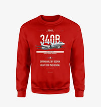 Thumbnail for Saab 340B design on red sweatshirt