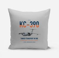 Thumbnail for Embraer KC-390 Millennium design on light gray pillow