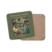 Thumbnail for The Oasis Landing - Designed Coasters design on green army 1-piece