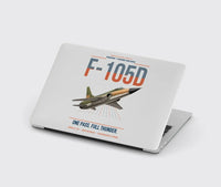 Thumbnail for F-105D Thunderchief design on light gray MacBook case