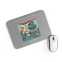 Thumbnail for VINTAGE G4462 - The Simulator's First Sweat - Designed Mouse Pads design on gray rectangle