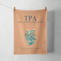 Thumbnail for Tampa International Airport (TPA) design on orange towel