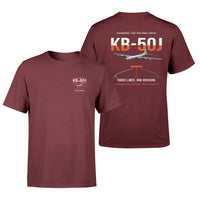 Thumbnail for KB-50J Superfortress design on dark red double-side t-shirt, double-side print