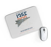 Thumbnail for Saab J 35F Draken design on light gray rectangle mouse pad