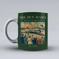Thumbnail for VINTAGE G4113 - The Jet Dawn - Ceramic Mug design on darkgreen