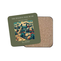 Thumbnail for The Holiday Mail Rush - Designed Coasters design on green army 1-piece