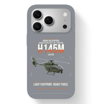 Thumbnail for Airbus Helicopters H145M LUH SOF design on gray magsafe iphone case, for iPhone 17 Pro