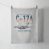 Thumbnail for C-17A Globemaster III design on light gray towel