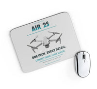 Thumbnail for DJI Air 2S design on light gray rectangle mouse pad