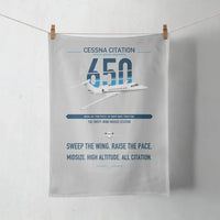 Thumbnail for Cessna Citation 650 - Citation III design on light gray towel