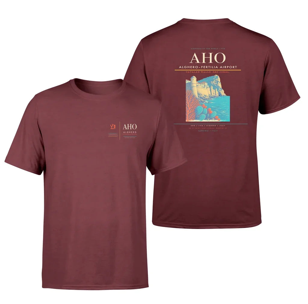 Alghero–Fertilia Airport AHO - Dark Red